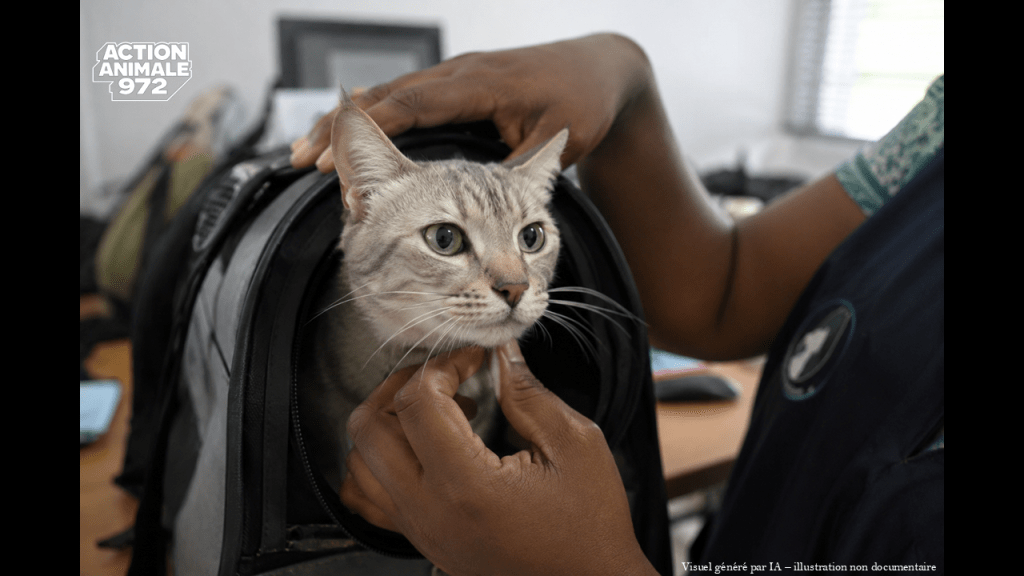 Martinique : disparu depuis trois ans près de l’aéroport, un chat retrouve sa propriétaire